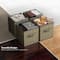 Sorbus 11" Gray Woven Foldable Storage Cubes, 4ct.